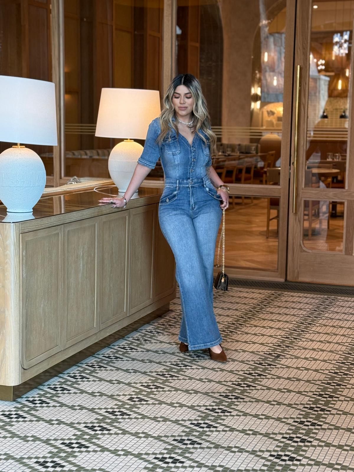 Gia Denim Jumpsuit