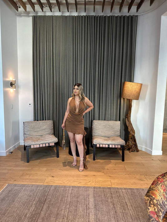 Toffee Brown Dress
