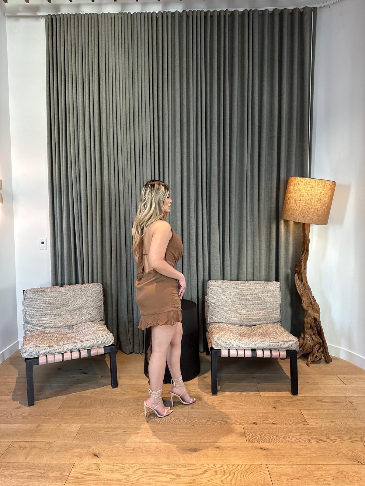 Toffee Brown Dress