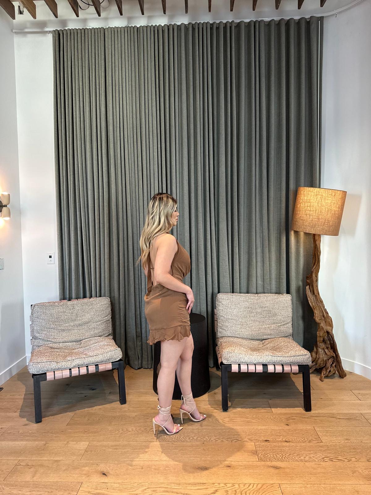 Toffee Brown Dress