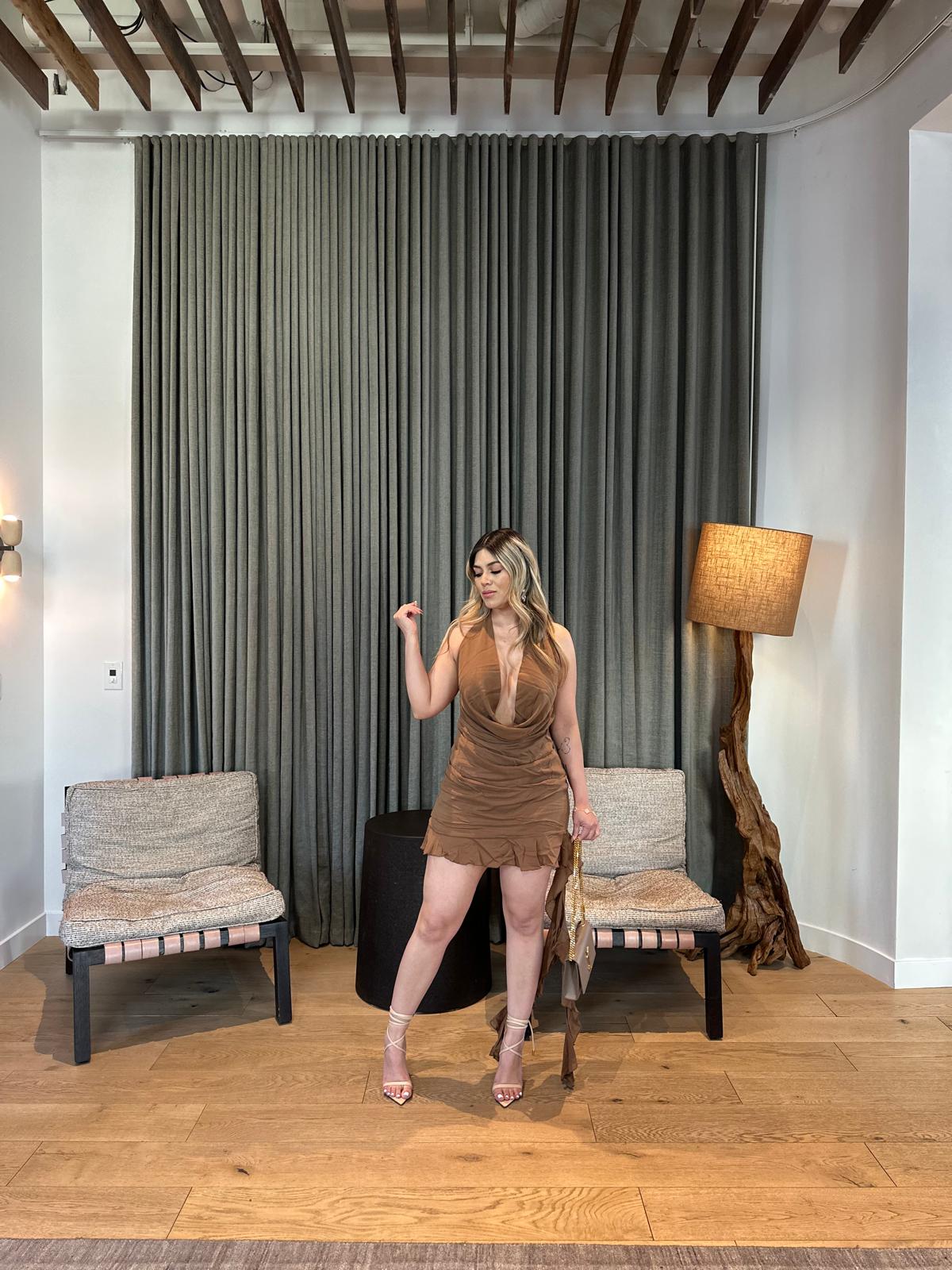 Toffee Brown Dress