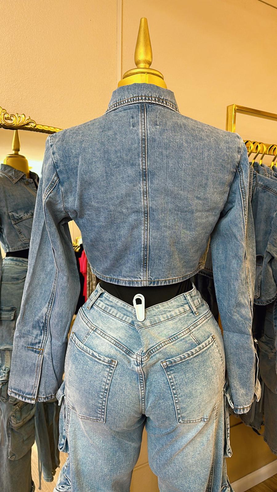 Denim Crop Jacket