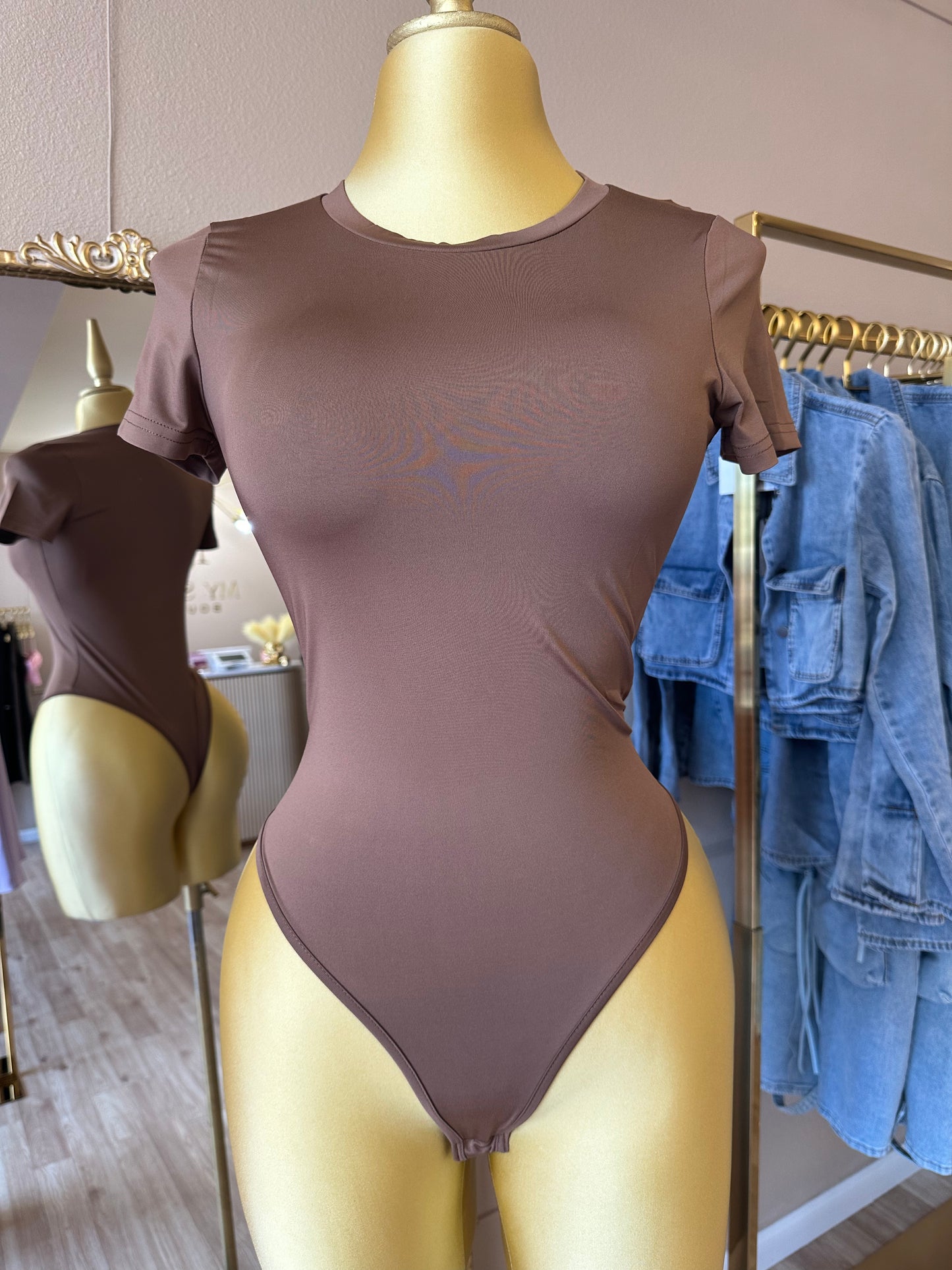 Basic Bodysuit Mocha