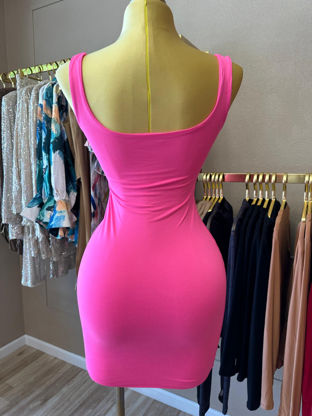 Basic Short Dress Pink