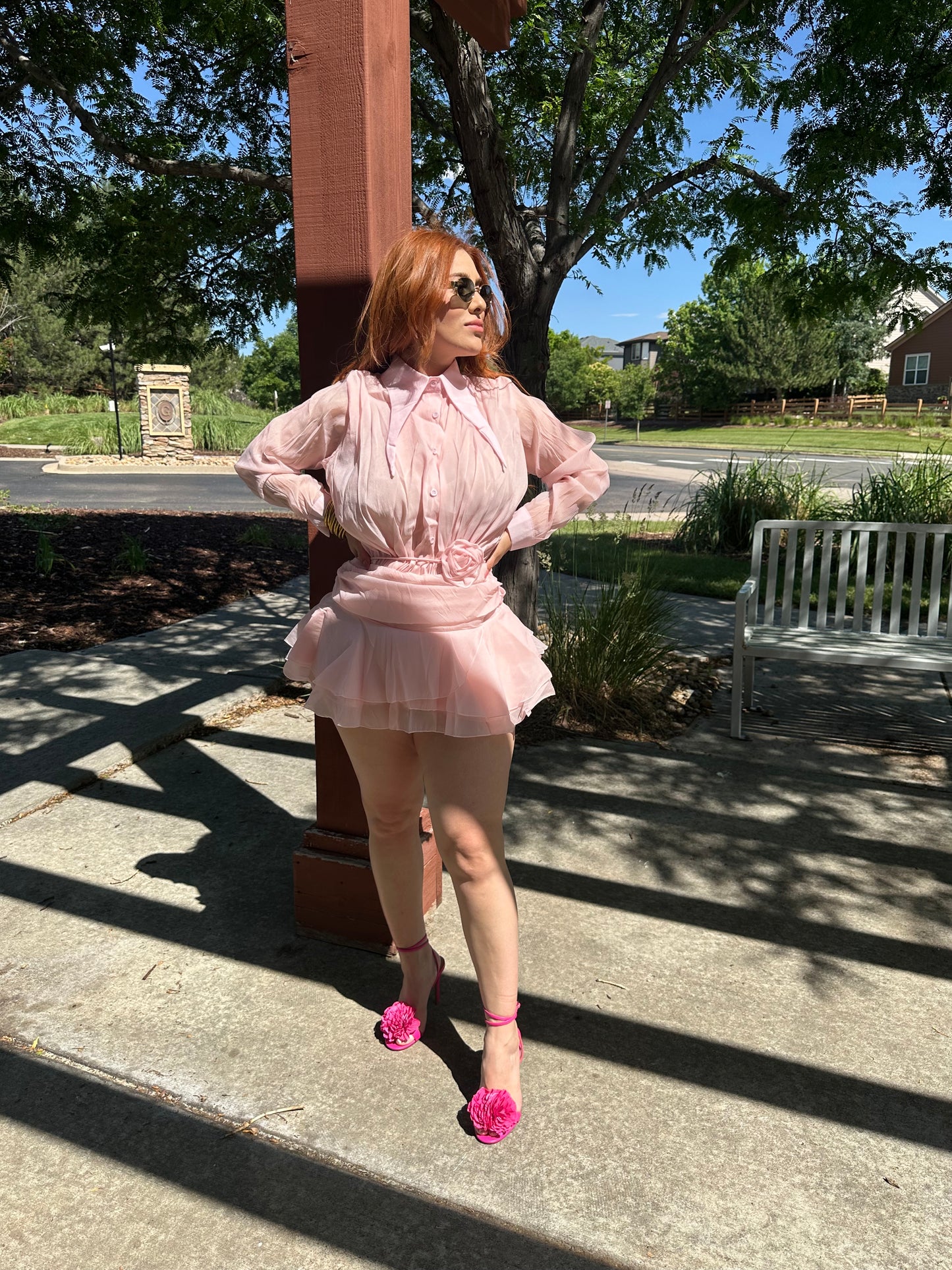 Milly Pink Mini Dress