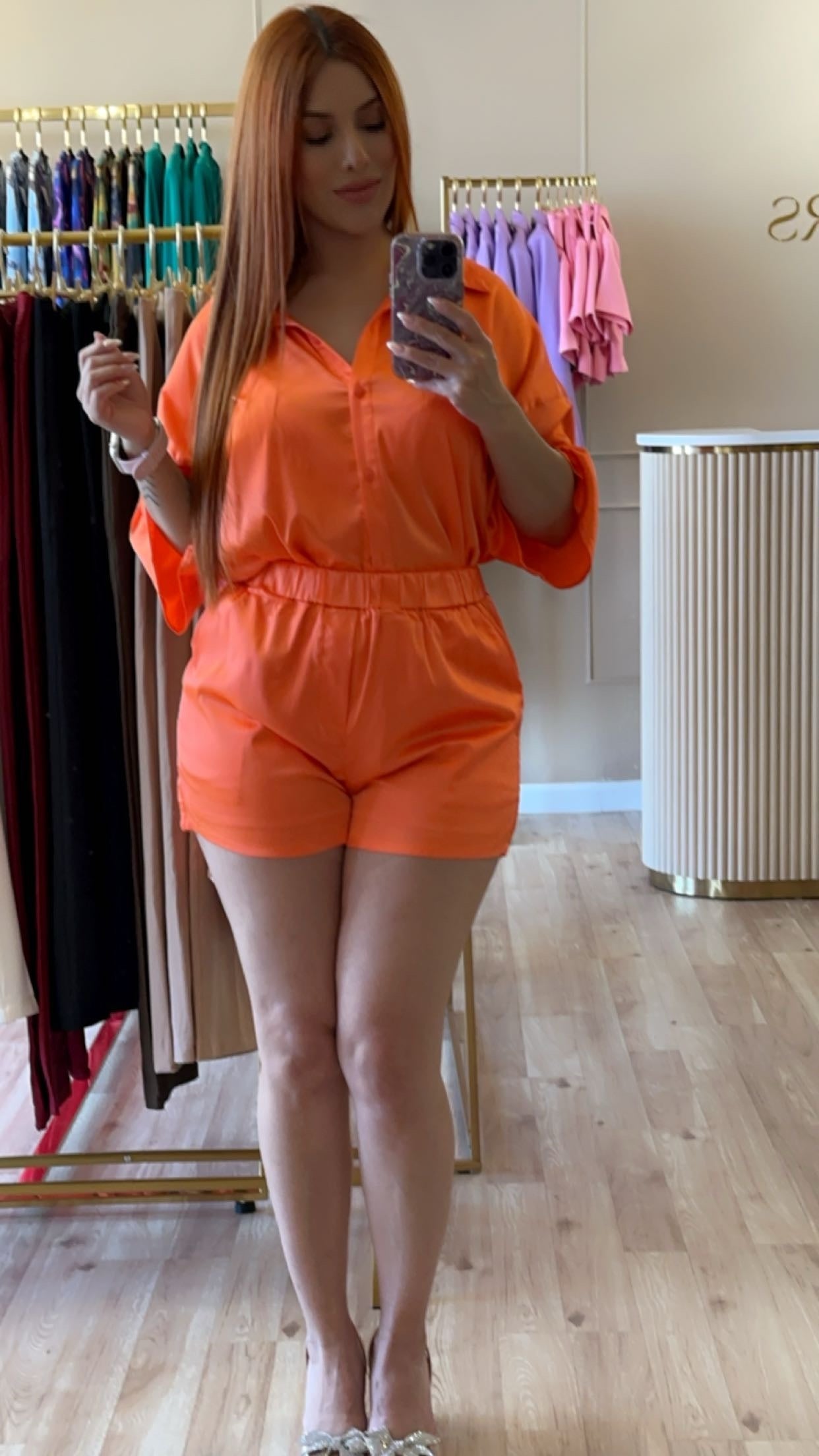 Orange 2 piece Set