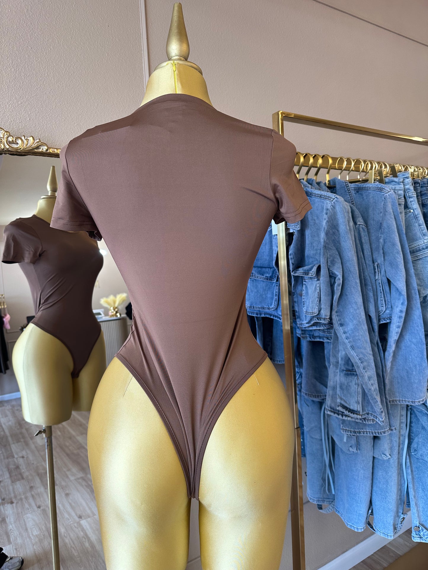 Basic Bodysuit Mocha