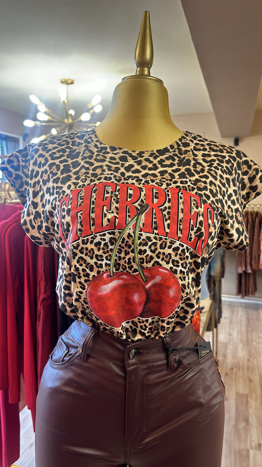 Cheetah Cherry Top