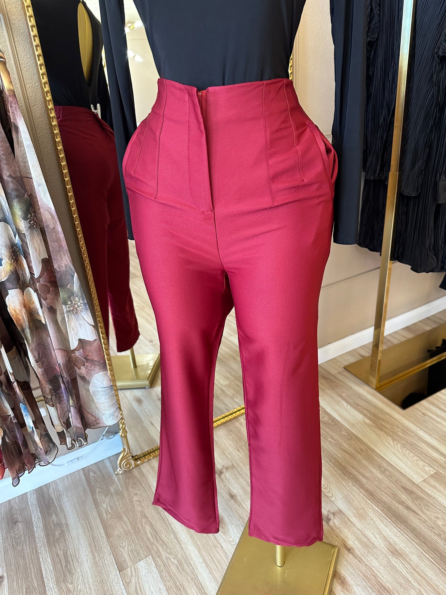 Cherry Red Pants