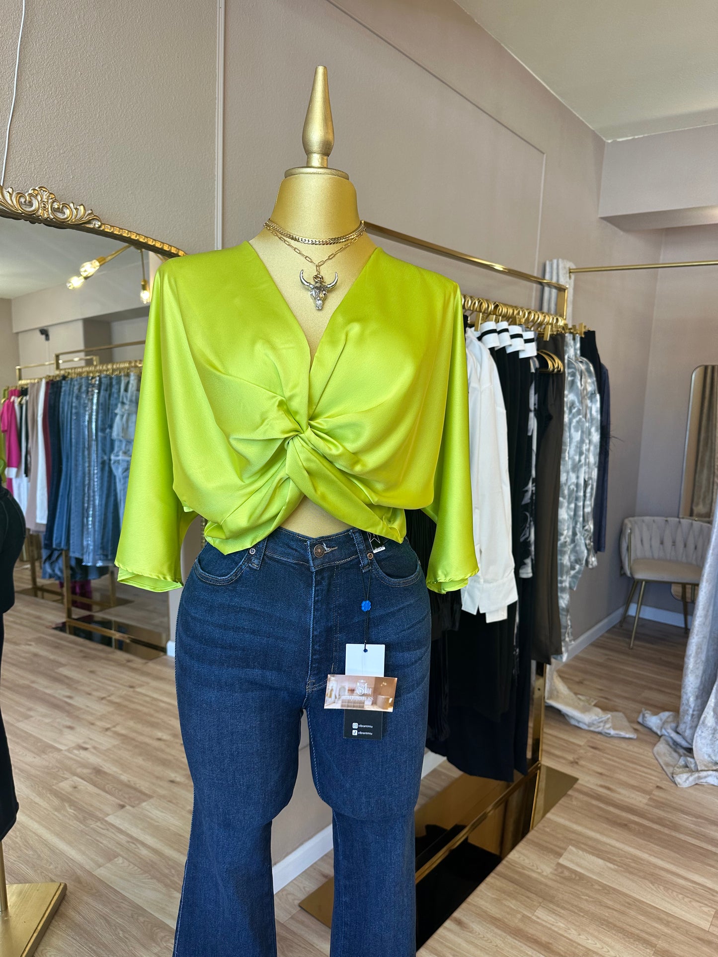 Sassy Lime Top